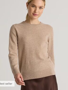 Quince Mongolian Cashmere Crewneck Sweater